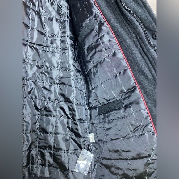 NWT Alpine Swiss Zipper Snap 4 pocket Wool LS coat size Small - Picture 9 of 14